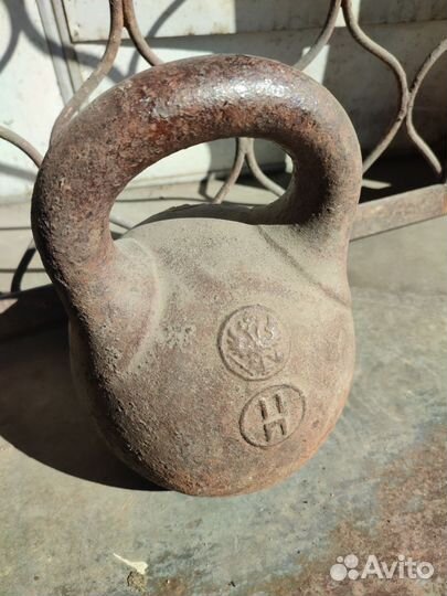 Гиря 2 пуда царская