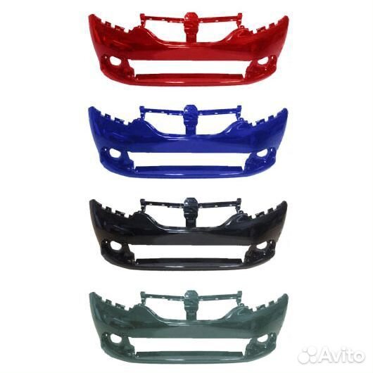 Бампер передний на Renault Logan 2 2012-2018