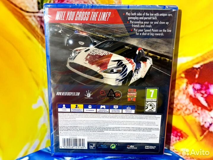 Игра PS4 Need for Speed Rivals диск