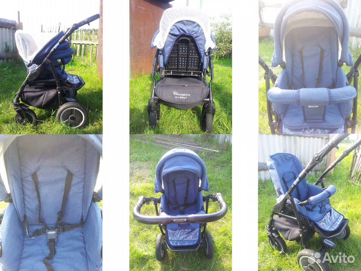 Детская модульная коляска Adamex Champion Alu Len