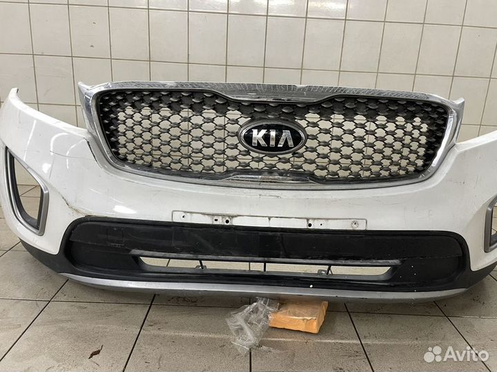 Передний бампер Kia Sorento Prime 3 дорест оригин