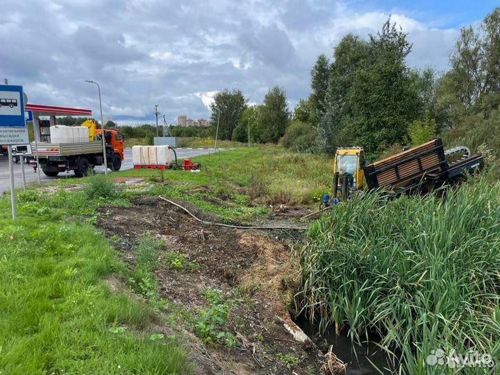 ГНБ - Горизонтальное бурение. Прокол под дорогой