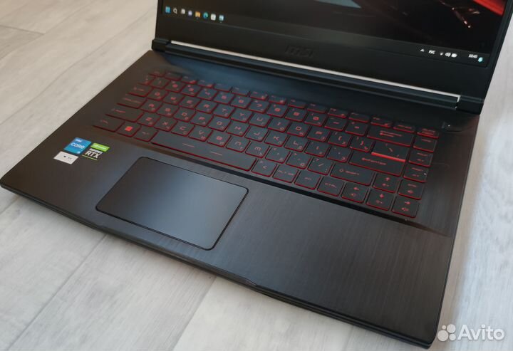 Игровой MSI\Новый\i5-11400Н/RTX 3050\SSD 512g