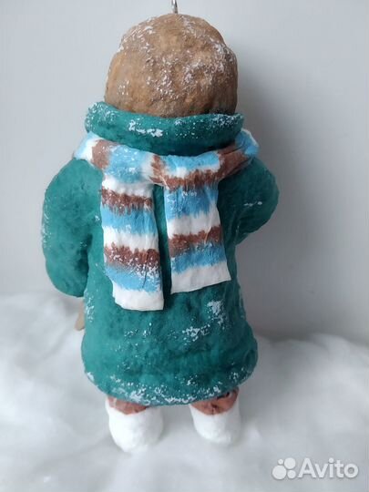 Ватные елочные игрушки