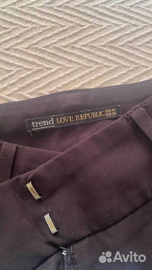 Чёрные брюки классические Love republic