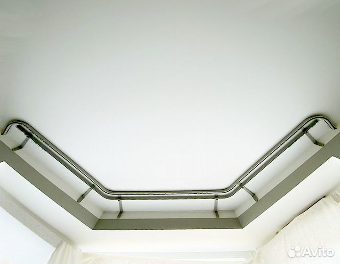 Карнизы для штор для угловых лоджий и арочных окон