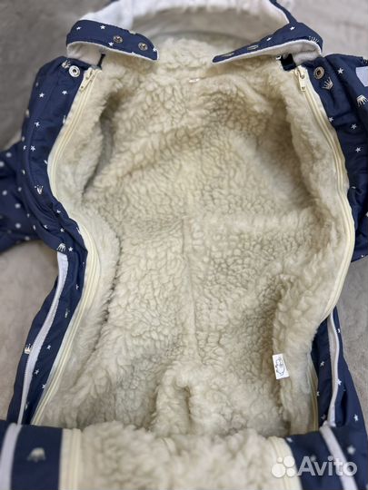 Зимний комбинезон для новорожденных