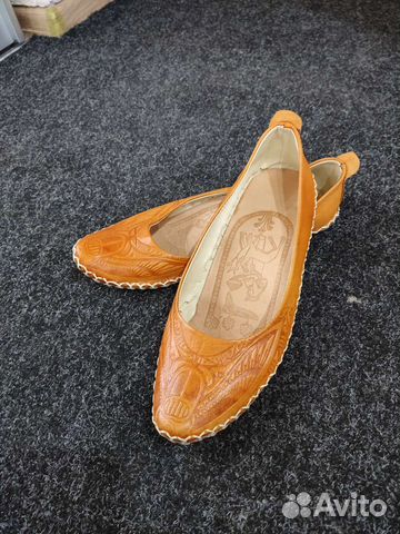 Балетки из кожи верблюда, Египет, размер 38,5-39