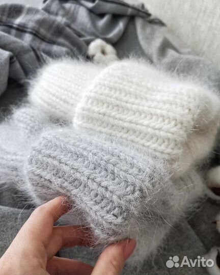 Шапка и снуд ручной работы