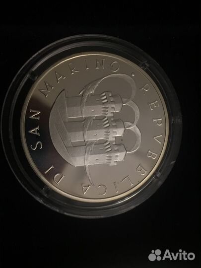 Сан-Марино 1000 и 500 лир 1989 Гран при Формулы 1