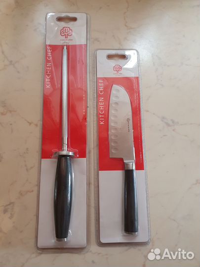 Кухонный нож и инструмент для заточки ножей