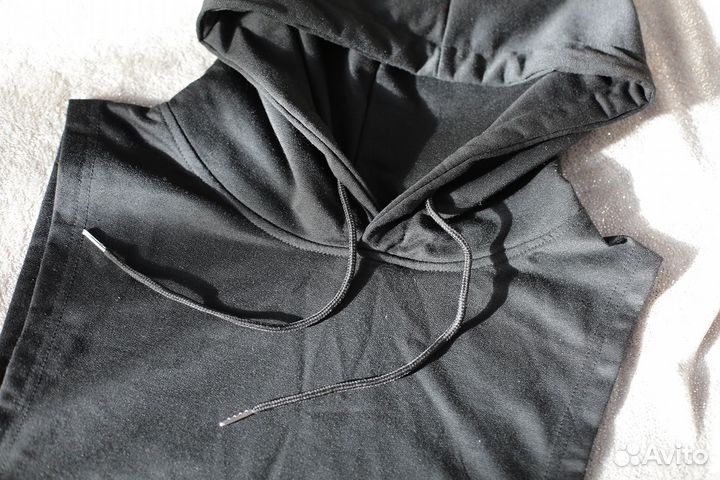 Капор/ съемный капюшон черного цвета