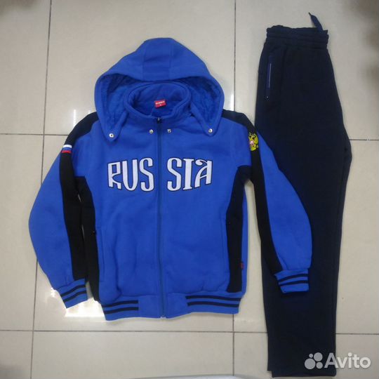 Толстовка/костюм утепленный с иск.мехом мехом