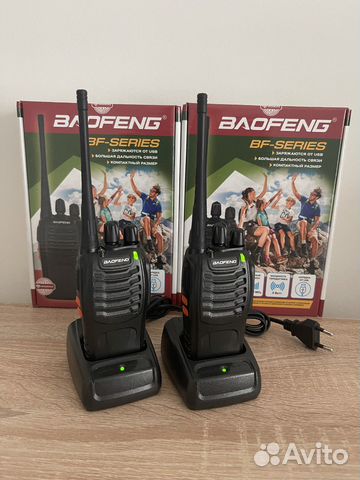 Комплект раций Baofeng BF-888s USB с гарнитурами