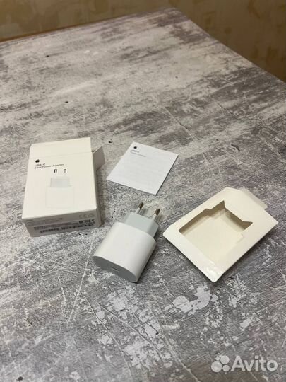 Блок питания Apple 20w USB-C - Быстрая зарядка
