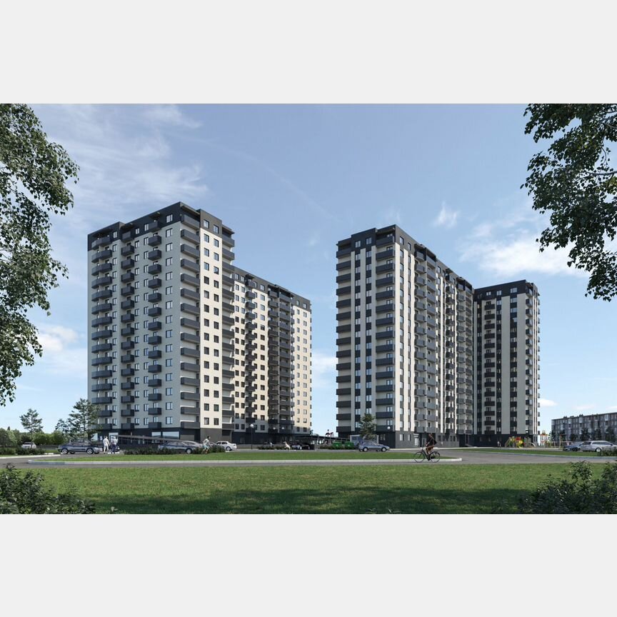 1-к. квартира, 41,8 м², 13/16 эт.