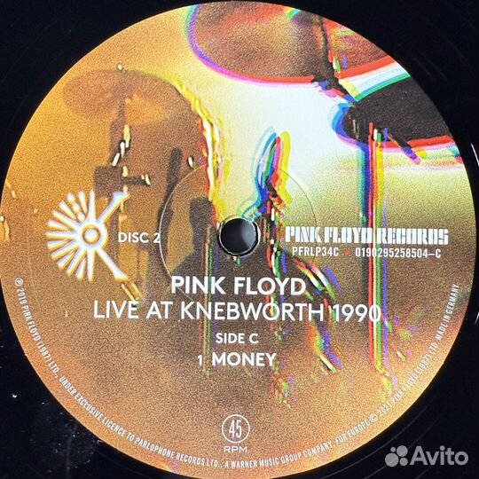 Pink Floyd – Live AT Knebworth 1990 2LP (Германия)