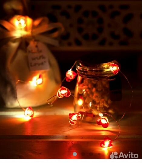 Электрогирлянда сердце