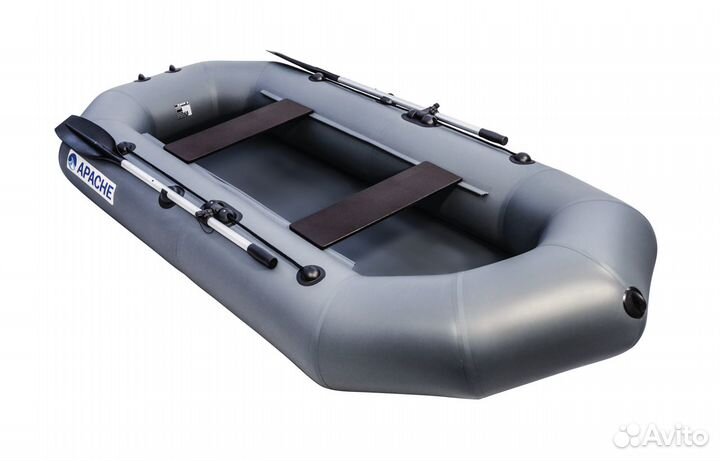 Лодка надувная пвх 280 графит 