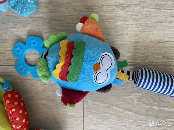 Грызунки, игрушки мягкие, погремушки