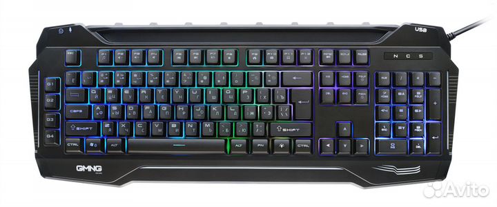 Проводная клавиатура Оклик gmng 975GK, черный