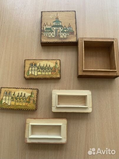 Шкатулки СССР винтаж