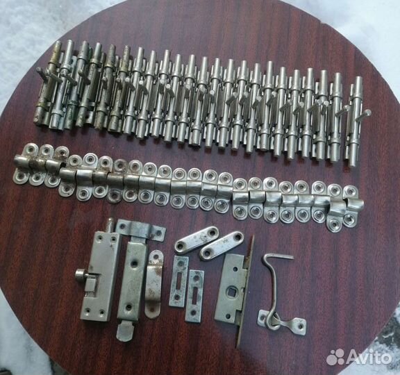 Щеколды, защёлки, шпингалеты, 27-штук