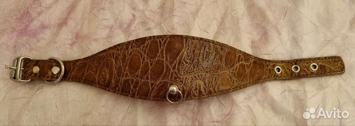 Ошейник Селёдка из нат.кожи готовые и на заказ