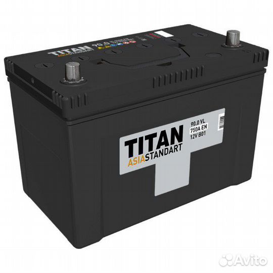 Аккумулятор titan asia standart 90 Ач, 750 А