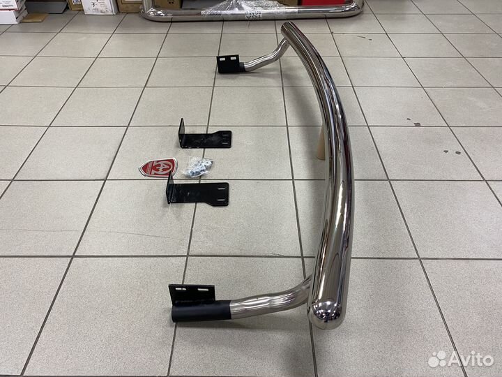 Защита заднего бампера Hyundai Santa Fe SM 2000+