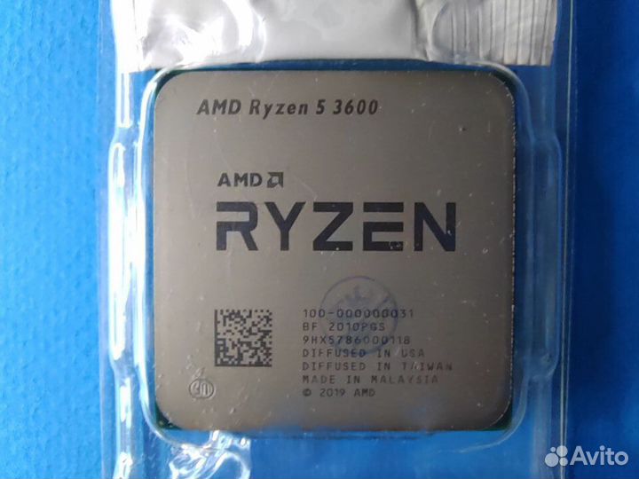 Процессор AMD ryzen 5 3600 6 Ядер 12 Потоков Новый