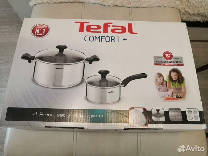 Набор посуды (нержавейка) Tefal Comfort +