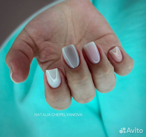 Маникюр с покрытием педикюр