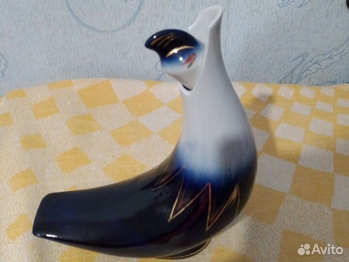 Фарфоровая статуэтка птичка СССР