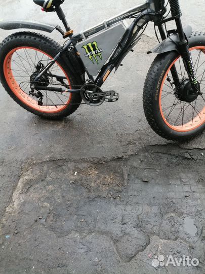 Электровелосипед фетбайк полный привод