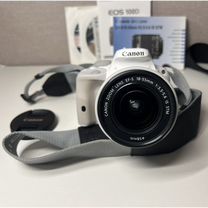 Зеркальный фотоаппарат Canon eos 100d белый