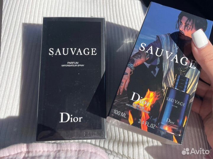 Мужской парфюм dior sauvage новый