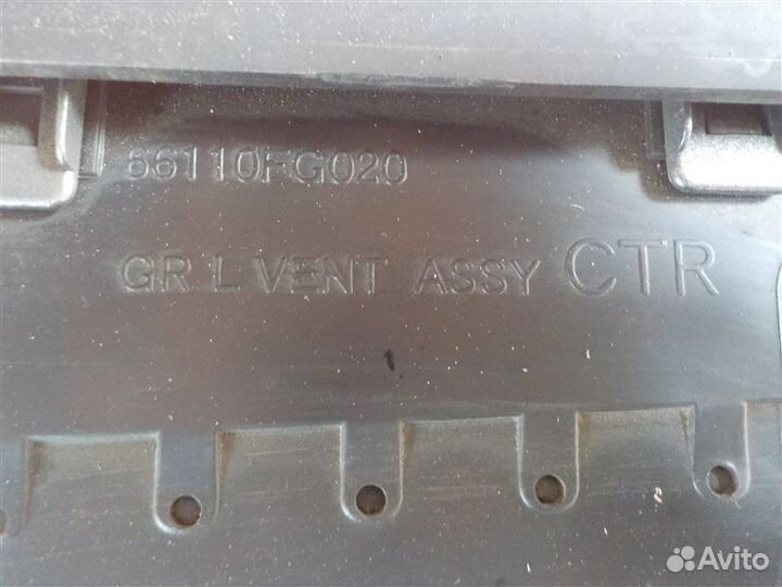 Рамка магнитолы Subaru Forester S12 SH EJ25 2008