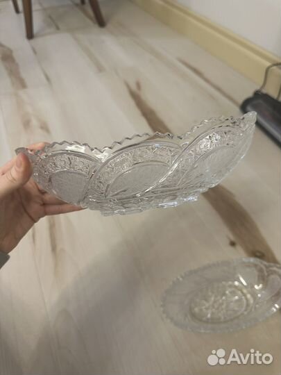 Хрустальные лодочки (2шт)