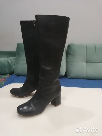 Сапоги натуральная кожа 39 размер