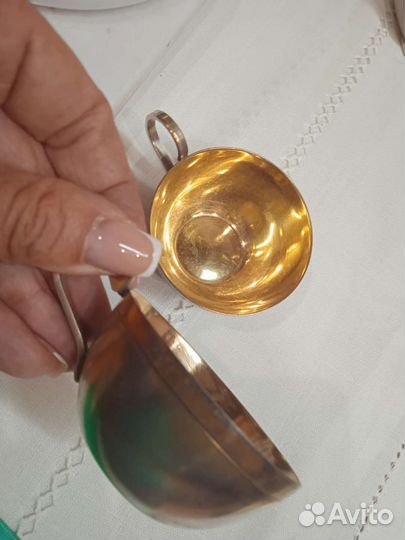 Кофейный набор из мельхиора