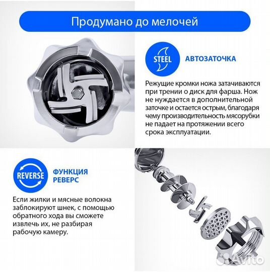 Мясорубка электрическая. Новая