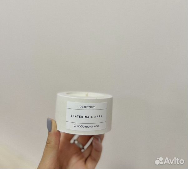 Подарки гостям на свадьбу, свечи