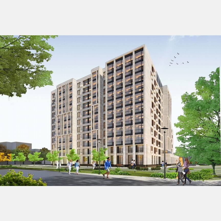 1-к. квартира, 33,4 м², 8/11 эт.
