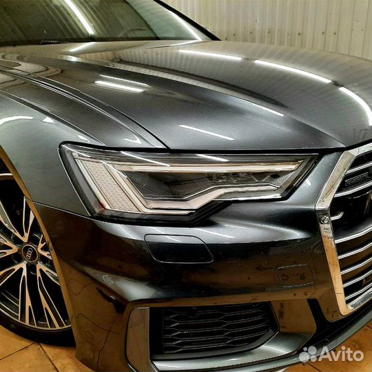 Стекло для фары Audi A6 С8 (2018-2022) Левое