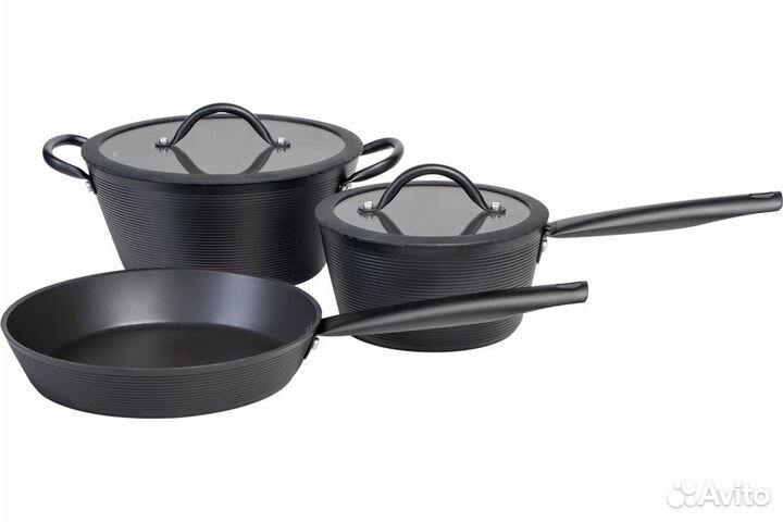 Набор посуды с антипригарным покрытием galaxy
