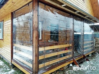 Мягкие пвх окна на беседку