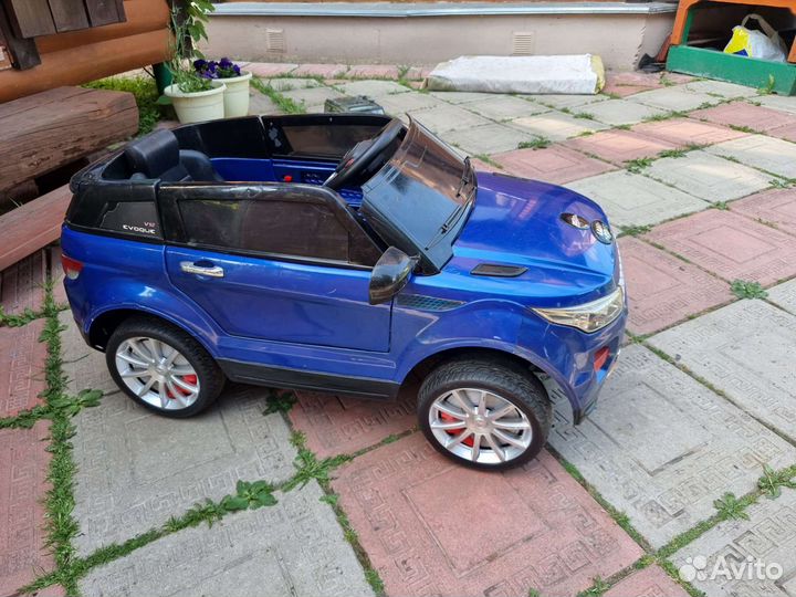 Детский электромобиль бу land rover
