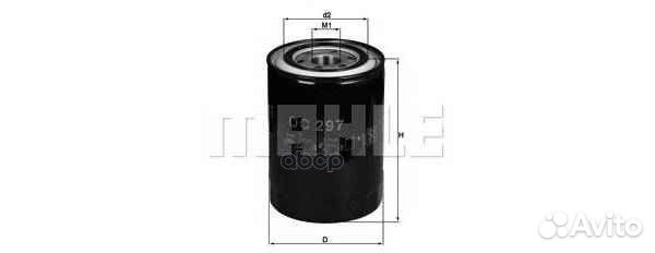 Фильтр масляный OC297 Mahle/Knecht