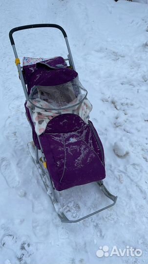 Санки с колесами